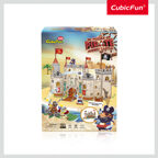 3D пазл Замок пиратов, 183 детали, арт. P833h, производитель Cubicfun, ISBN 694-4-58820-833-2, № 1