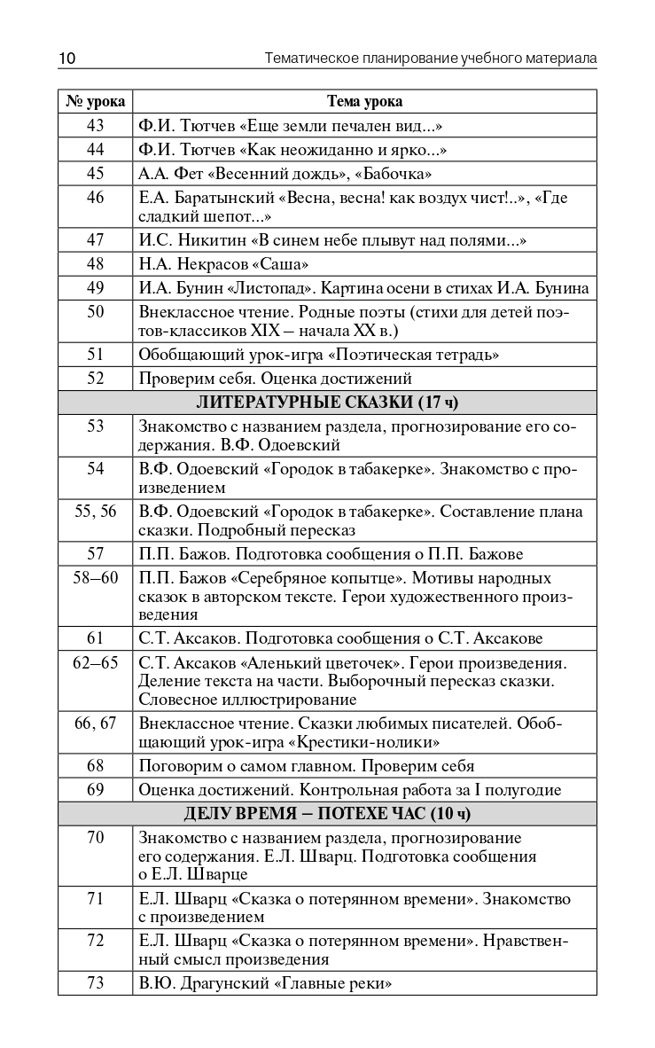 Поурочные разработки по литературному чтению. 4 класс. Кутявина С.В. В помощь школьному учителю, производитель Вако , ISBN 978-5-40805-204-2, № 9
