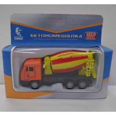 Машина Технопарк КАМАЗ Бетономешалка инерционная, арт. SB-16-24WB (48), производитель Симбат, ISBN 469-0-59010-175-9№ 2