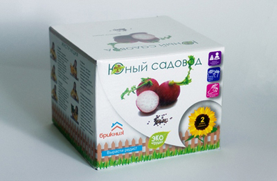 Юный садовод редис (любитель), производитель БрикНик, ISBN 460-7-13872-423-3, № 1