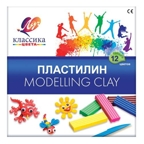 Пластилин ЛУЧ КЛАССИКА 12 цв. 240 г со стеком, арт. 7С331-08, производитель Луч, ISBN 460-1-18500-082-1, № 1