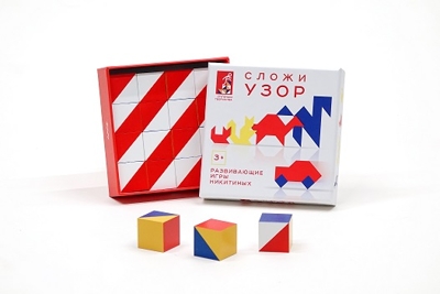 Игра Сложи Узор Новый дизайн, арт. 001-1, производитель Ступеньки творчества, ISBN 465-5-29983-195-6№ 3