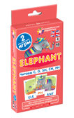 Англ. Слон (Elephant). Читаем C, G, SH, CH, PH. Level 4.  Набор карточек., производитель Айрис-пресс , ISBN 462-7-17636-750-6, № 1