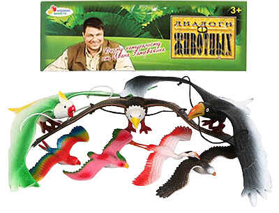 Набор из 7-ми птиц, производитель Симбат, ISBN 462-0-00203-130-5№ 1