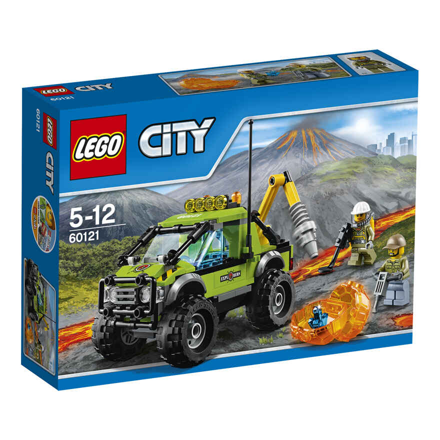 LEGO City 60121 Грузовик Исследователей Вулканов, производитель LEGO (ЛЕГО), ISBN 570-2-01559-482-0, № 1
