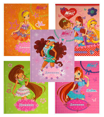 Дневник шк. 48дшА5/WFD тв.обл. ламинир.<12> TM Winx (20), производитель СервисТорг, ISBN 460-2-12808-017-7№ 1