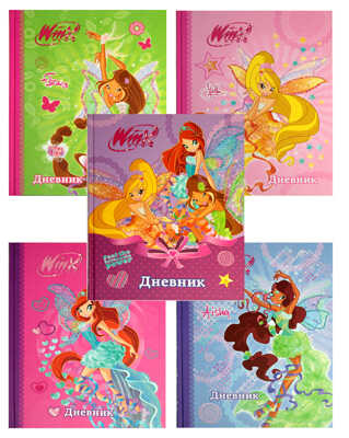 Дневник шк. 48дшА5/WH тв.обл. глиттер &lt;9&gt; TM Winx (20), производитель СервисТорг, ISBN 460-2-12808-015-3№ 1