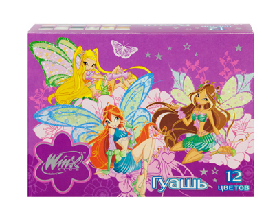 Краски гуашь Винкс 19С1277-08/WS 12цв. 15см3 TM Winx (12), производитель СервисТорг, ISBN 460-1-18500-917-6, № 1