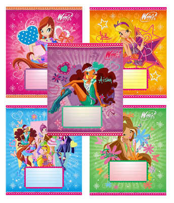 Тетрадь школьная, 12 листов, клетка, арт. 12ткА5/WFD, производитель СервисТорг, ISBN 469-0-44201-101-4№ 1