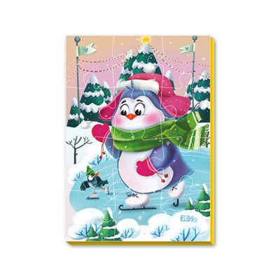 Мягкий пазл А5 "Зима", производитель Я РАСТУ ТОЙЗ, ISBN 467-0-14980-228-3№ 2