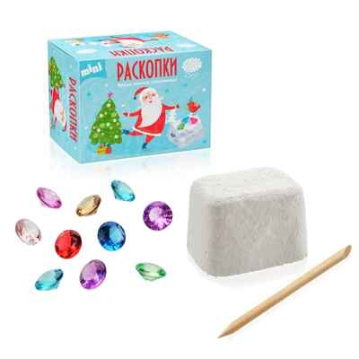 Мини набор для проведения раскопок Новогодние сюрпризы, арт. dig-21, производитель BUMBARAM (БУМБАРАМ), ISBN 462-0-03915-042-0№ 1