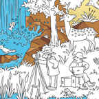 Лес и Горы. Карта-Раскраска. 101х69, производитель ГЕОДОМ , ISBN 460-7-17745-437-5, № 2