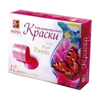 Краски акриловые ПЕРЛАМУТРОВЫЙ 20 мл, 12 цветов, 22С1412-08, производитель Луч, ISBN 460-1-18501-015-8, № 1