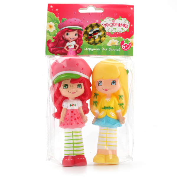 Игрушка для купания Набор игрушек для купания Земляничка, арт. 183R-PVC, производитель Симбат, ISBN 469-0-59006-810-6, № 2