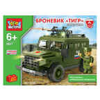 КОНСТРУКТОР ПЛАСТ. &quot;ГОРОД МАСТЕРОВ&quot; ГАЗ-2330 БРОНЕВИК &quot;ТИГР&quot; 217ДЕТ., производитель Симбат, ISBN 469-0-59003-425-5, № 1