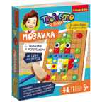 Мозаика с гвоздями и молоточком (детали из фетра). Веселые картинки, арт. ВВ5334, производитель Bondibon (Бондибон), ISBN 489-5-13605-474-6, № 1