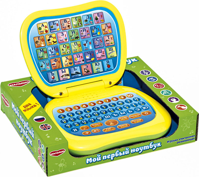 Игрушка электронная развивающая Мой первый ноутбук, арт. 82003, производитель Dream Makers (Дрим Мейкерс), ISBN 481-2-50105-422-4№ 1
