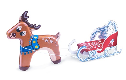 Шар-папье Набор Олень и санки, арт. В02943Т, производитель ШАР-ПАПЬЕ, ISBN 462-0-76781-240-9, № 2