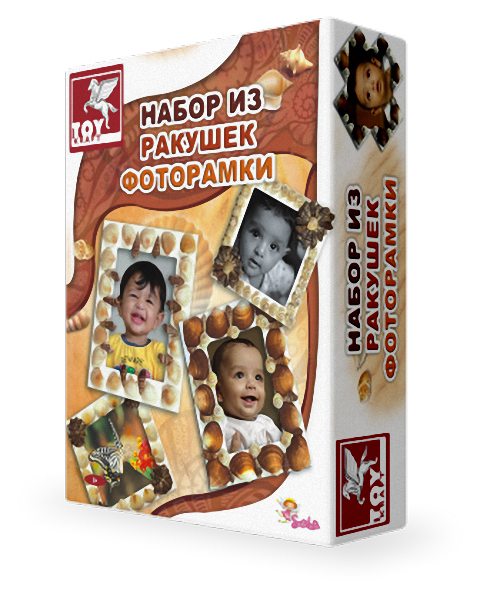 Набор из ракушек Фоторамки, производитель SANTA LUCIA (САНТА ЛЮЧИЯ), ISBN 890-6-02239-541-9, № 1