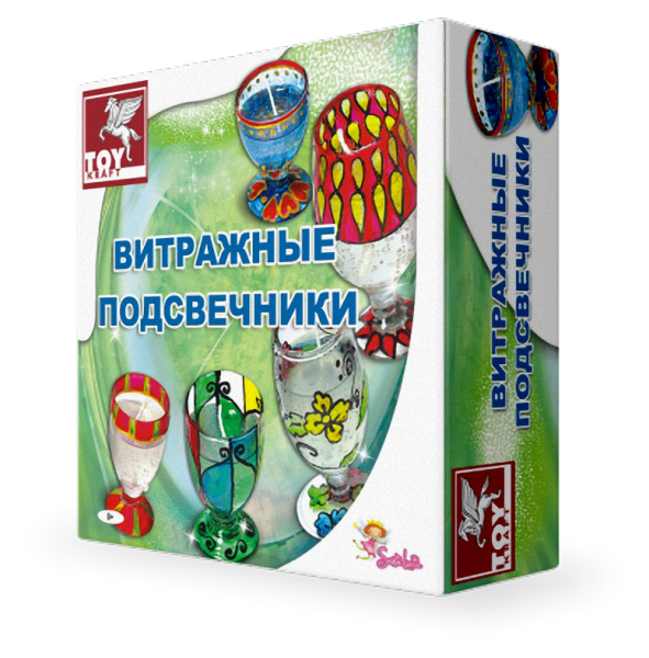 Витражные подсвечники, производитель SANTA LUCIA (САНТА ЛЮЧИЯ), ISBN 890-6-02239-546-4, № 1