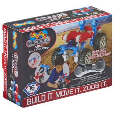 Конструктор ZOOB Racer-Z Mini 4-Wheeler, арт. 12050, производитель ZOOB (Зуб), ISBN 63-5-69412-050-7№ 1
