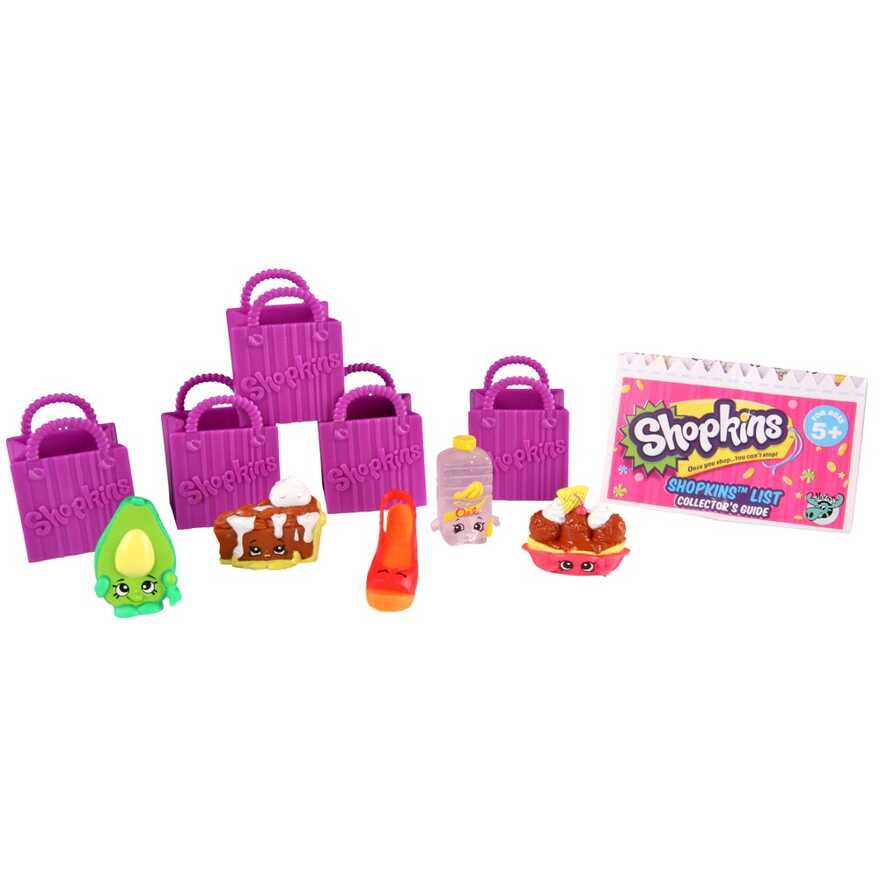 Shopkins - Пять персонажей в ассортименте арт. 56012, производитель Moose (Мауз), ISBN 63-0-99656-012-9, № 1