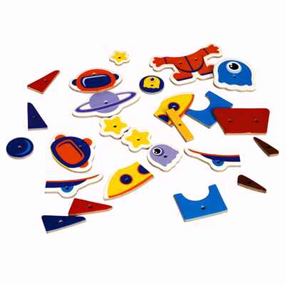 Мозаика с гвоздями и молоточком Космос , арт. ВВ3951, производитель Bondibon (Бондибон), ISBN 489-5-13603-854-8№ 4