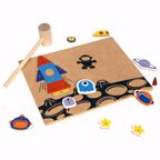 Мозаика с гвоздями и молоточком Космос , арт. ВВ3951, производитель Bondibon (Бондибон), ISBN 489-5-13603-854-8, № 6