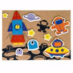 Мозаика с гвоздями и молоточком Космос , арт. ВВ3951, производитель Bondibon (Бондибон), ISBN 489-5-13603-854-8, № 7