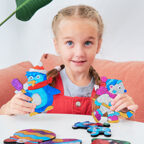 Игрушки на магнитах с фольгой. Пингвин. Белый мишка, арт. 4098, производитель Дрофа-медиа, ISBN 460-7-14740-256-6, № 4