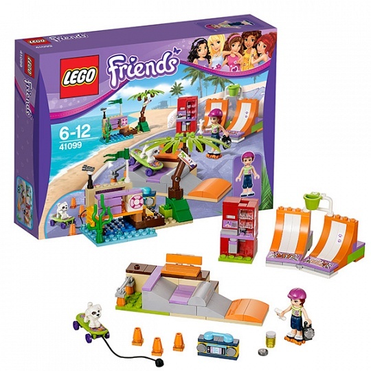 LEGO Friends 41099 Скейт-парк, производитель LEGO (ЛЕГО), ISBN 570-2-01534-678-8, № 1