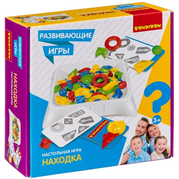 Развивающая настольная игра НАХОДКА , арт. ВВ4167, производитель Bondibon (Бондибон), ISBN 489-5-13604-250-7, № 1