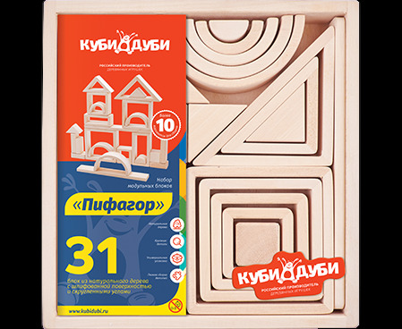 Пифагор, арт. КД00006, производитель Куби Дуби, ISBN 463-1-13642-340-9, № 1