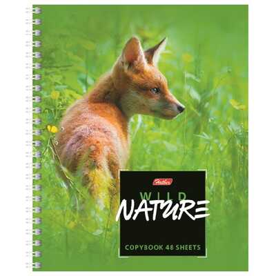 Тетрадь 48 л. Wild Nature А5 клетка, гребень, в ассортименте, арт. 48Т5В1гр_ПР, производитель Hatber (Хатбер), ISBN 460-6-78224-319-0№ 4