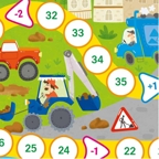 Игра-ходилка с фишками для малышей. Транспорт. 42х29,5 см., производитель ГЕОДОМ , ISBN 460-7-17745-594-5, № 3