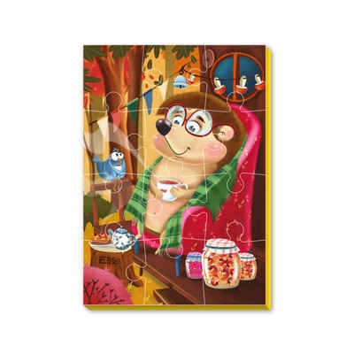 Мягкий пазл А5 "Осень", производитель Я РАСТУ ТОЙЗ, ISBN 467-0-14980-231-3№ 2