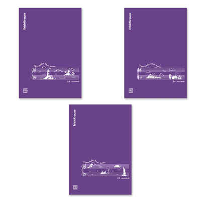 Тетрадь для нот на скобе c пластиковой обложкой CoverProBook Musical formula, фиолетовый, А4, 24 листа, арт. 63660, производитель ErichKrause® (Эрих Краузе), ISBN 460-1-92163-660-4№ 2
