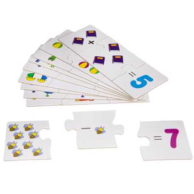 Пазл СКЛАДЫВАЕМ, ВЫЧИТАЕМ, Bondibon, BOX, арт.ВВ3933, производитель Bondibon (Бондибон), ISBN 489-5-13603-841-8№ 3