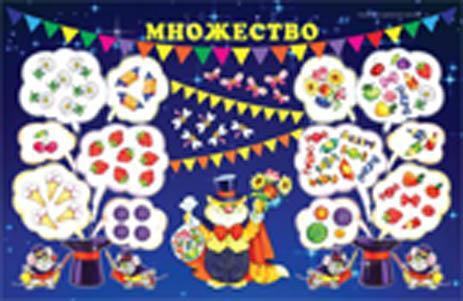 Плакат &quot;Множество&quot;, производитель ИД &quot;Карапуз&quot;, ISBN 978-5-97150-009-4, № 1