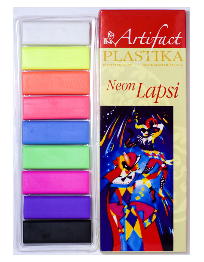 LAPSI NEON - 9 флуоресцентных цветов, арт. 7109-58, производитель Artifact (Артифакт), ISBN 460-7-11082-012-0, № 1