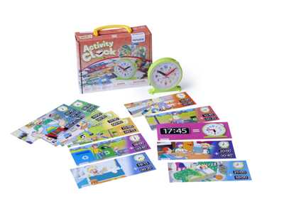 45311 ИГРА ОБУЧАЮЩАЯ ЧАСЫ ACTIVITY CLOCK В ЧЕМОДАНЧИКЕ, производитель Miniland (Минилэнд), ISBN 841-3-08245-311-4№ 2