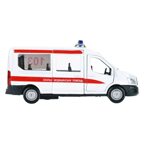 Металлическая модель Скорая помощь, 12 см., арт. TRANSIT-12AMB-WH, производитель Симбат, ISBN 464-0-63270-291-8, № 2