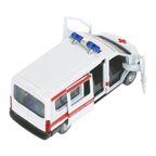 Металлическая модель Скорая помощь, 12 см., арт. TRANSIT-12AMB-WH, производитель Симбат, ISBN 464-0-63270-291-8, № 6