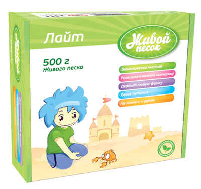 Живой песок Лайт 500г, производитель Живой песок, ISBN 240-0-00001-902-2№ 1