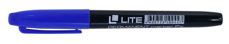 Маркер перманент. LITE FIX 1-3 мм синий круглый, арт. PMLF3-B, производитель LITE, ISBN 460-2-72310-044-7, № 3
