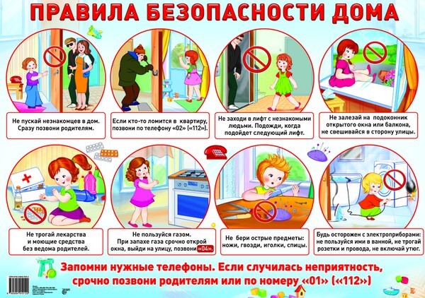 Демонстрационный плакат А2. Правила безопасности дома, производитель Сфера ТЦ , ISBN 978-5-99491-012-2, № 1