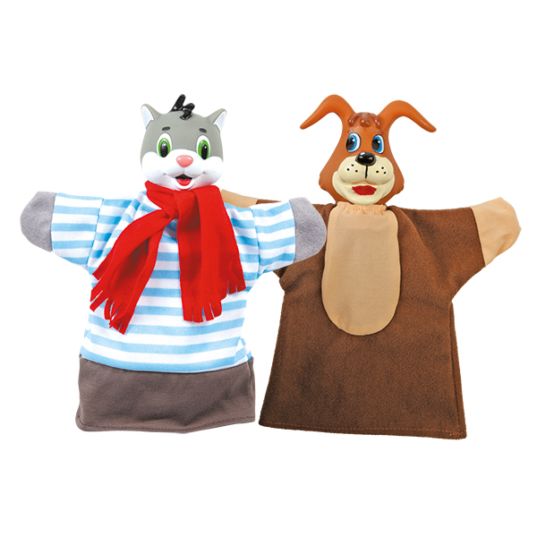 Кукольный театр Кот и Шарик (м/ф Простоквашино), арт. SIMB-2333, производитель Симбат, ISBN 469-0-59003-873-4, № 1