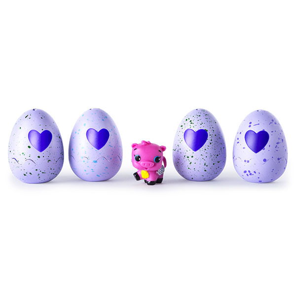 Hatchimals 19104 Хетчималс Коллекционная фигурка (4 штуки + бонус), производитель Spin Master (Спин Мастер), ISBN 77-8-98853-720-6, № 3