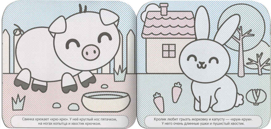 Малышарики. В деревне (Водные раскраски), производитель МОЗАИКА kids , ISBN 978-5-43151-210-0, № 3