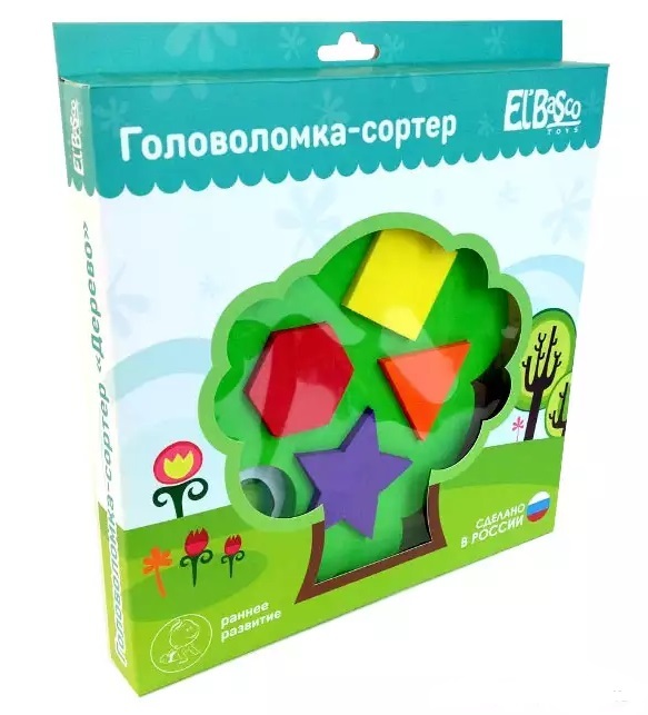 Дерево. Головоломка-сортер, производитель Я РАСТУ ТОЙЗ, ISBN 462-7-12070-003-8, № 2